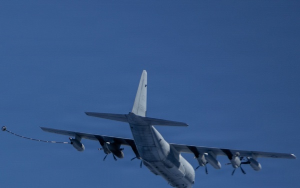 VMGR-152, VMGR-153 refuel VMFA-242 in air, on ground during Valiant Shield 2026