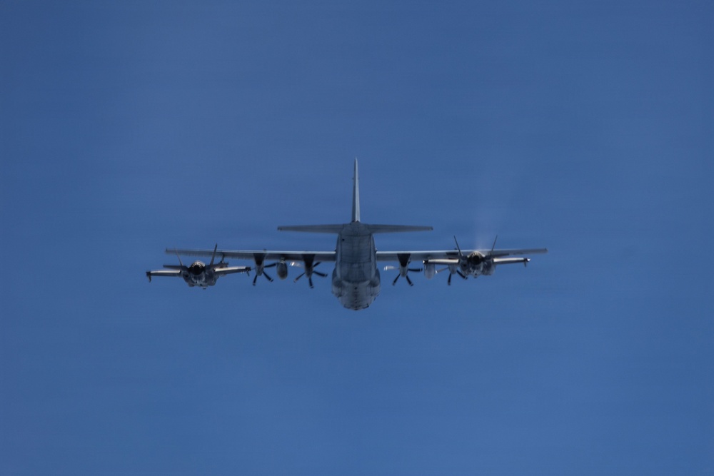 VMGR-152, VMGR-153 refuel VMFA-242 in air, on ground during Valiant Shield 2026
