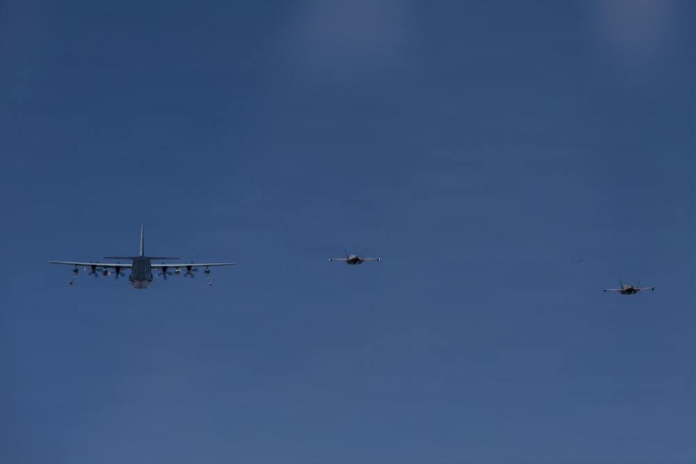VMGR-152, VMGR-153 refuel VMFA-242 in air, on ground during Valiant Shield 2026