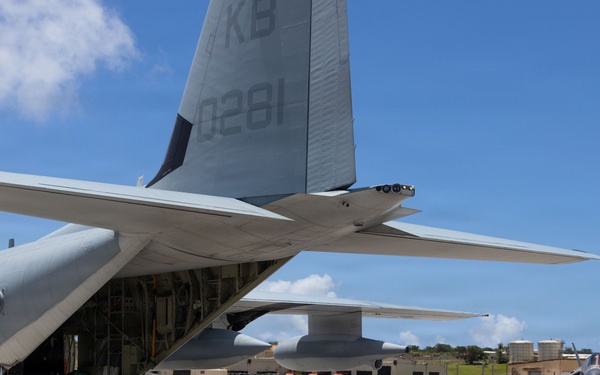 VMGR-152, VMGR-153 refuel VMFA-242 in air, on ground during Valiant Shield 2026