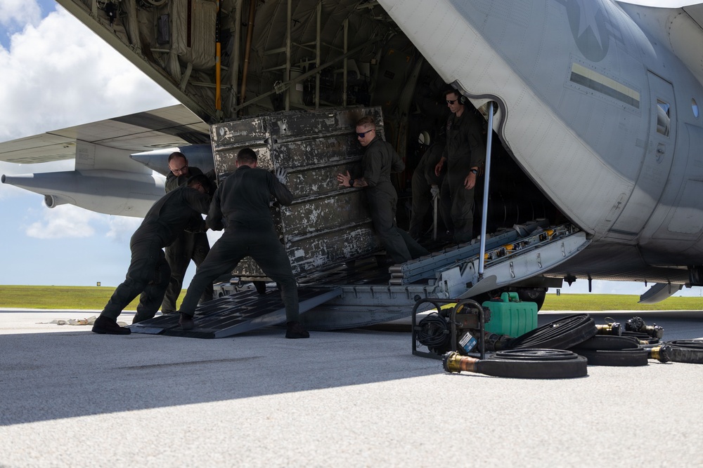 VMGR-152, VMGR-153 refuel VMFA-242 in air, on ground during Valiant Shield 2026