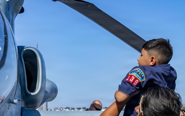 Scouting America Tours USS Arlington