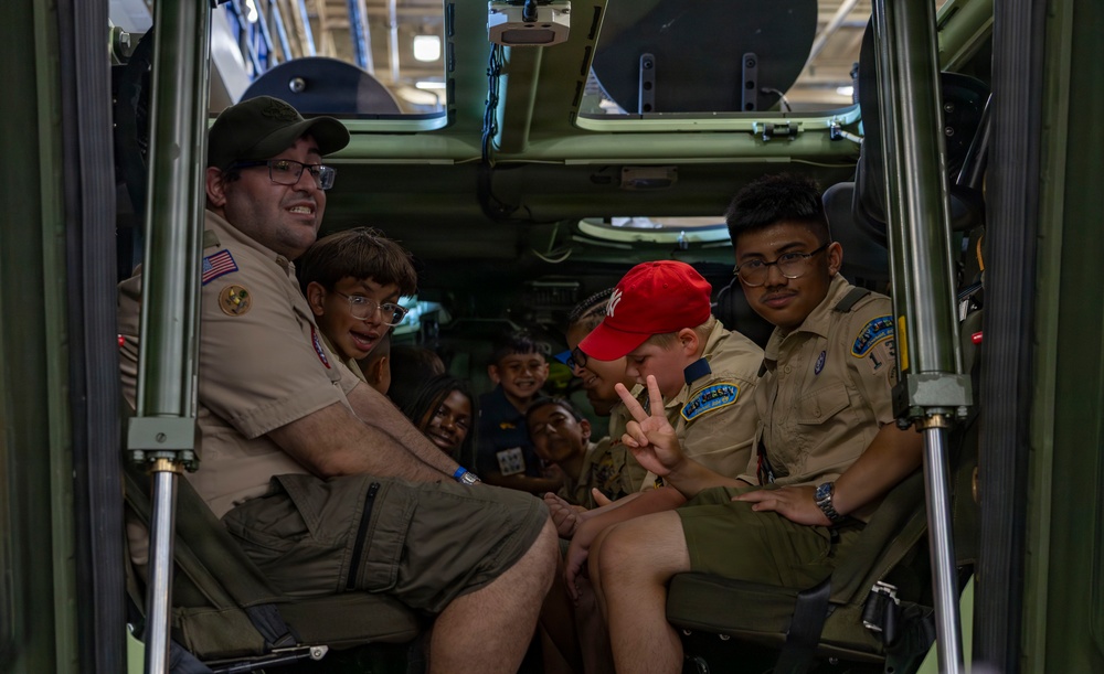 Scouting America Tours USS Arlington