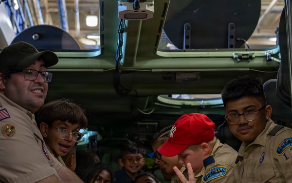 Scouting America Tours USS Arlington