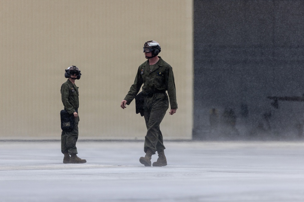 U.S. Marines continue flight operations during Valiant Shield 2026