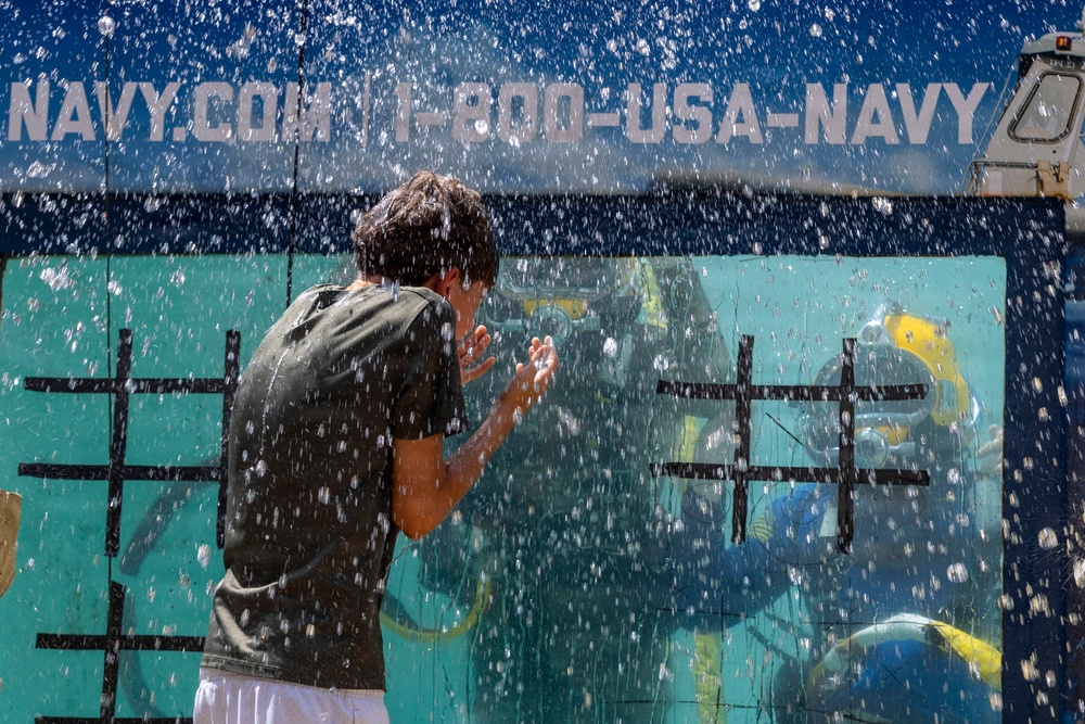 U.S. Navy Dive Tank Times Square Demonstration