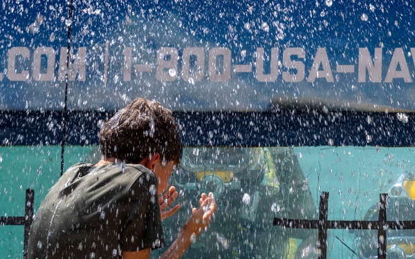 U.S. Navy Dive Tank Times Square Demonstration