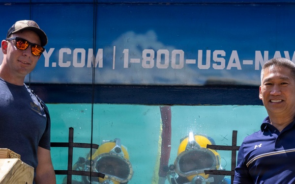 U.S. Navy Dive Tank Times Square Demonstration