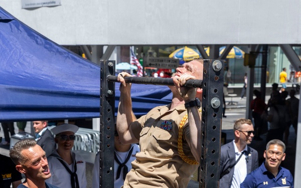 U.S. Navy Dive Tank Times Square Demonstration