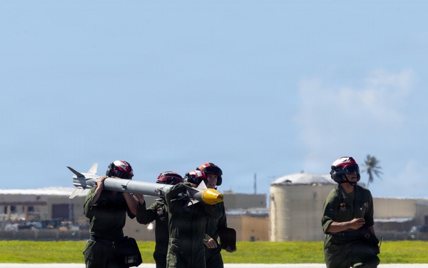 U.S. Marines conclude flight operations during Valiant Shield 2026