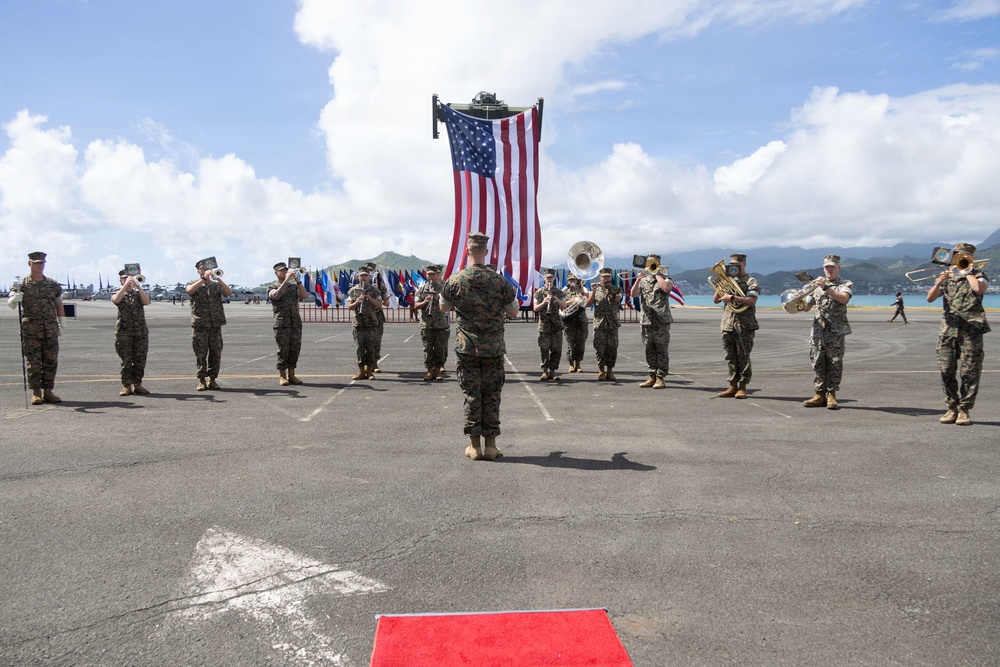 Headquarters Battalion Change of Command Ceremony at MCBH