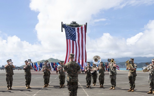 Headquarters Battalion Change of Command Ceremony at MCBH