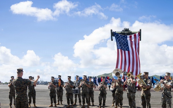 Headquarters Battalion Change of Command Ceremony at MCBH