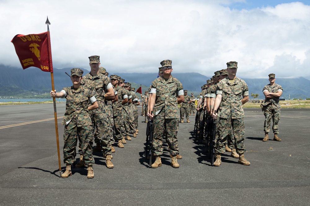 Headquarters Battalion Change of Command Ceremony at MCBH
