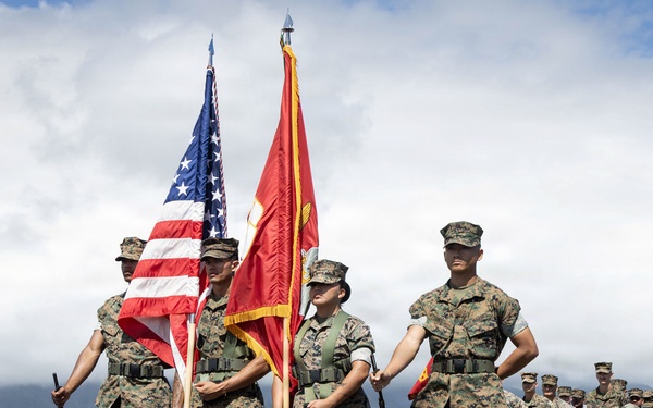 Headquarters Battalion Change of Command Ceremony at MCBH