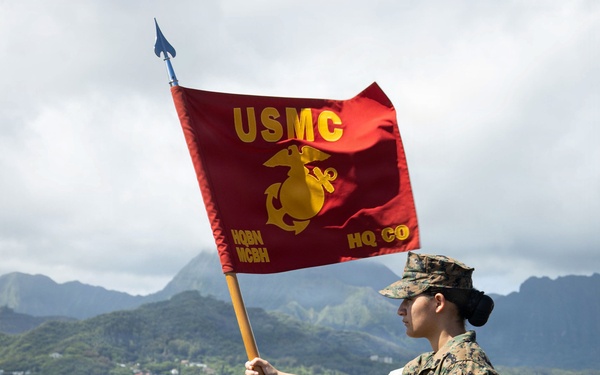 Headquarters Battalion Change of Command Ceremony at MCBH