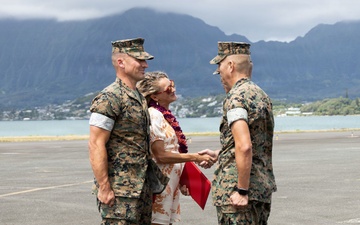 Headquarters Battalion Change of Command Ceremony at MCBH