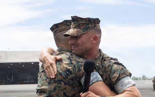 Headquarters Battalion Change of Command Ceremony at MCBH