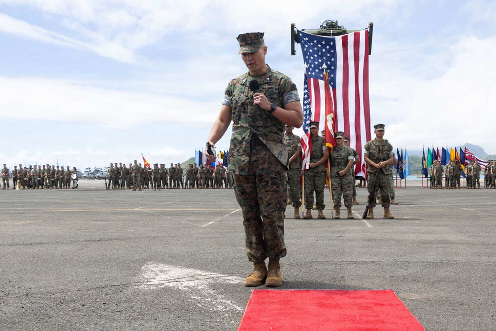 Headquarters Battalion Change of Command Ceremony at MCBH