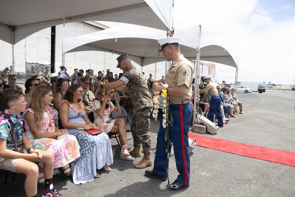 Headquarters Battalion Change of Command Ceremony at MCBH