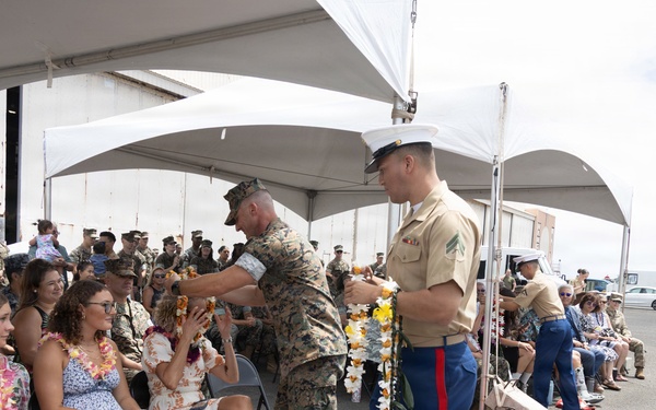 Headquarters Battalion Change of Command Ceremony at MCBH