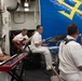 U.S. Navy Band Cruisers combo perform at the International Naval Review Welcome Ceremony