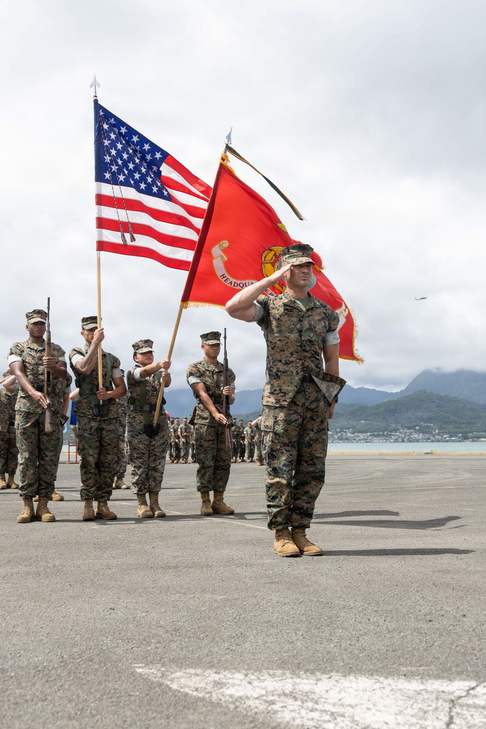 Headquarters Battalion Change of Command Ceremony at MCBH