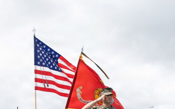 Headquarters Battalion Change of Command Ceremony at MCBH
