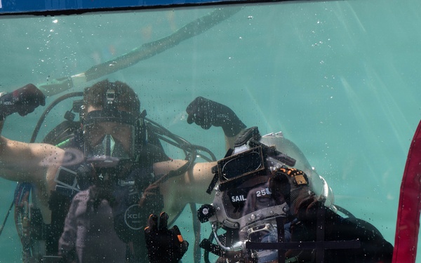 U.S. Coast Guard dive demonstrations highlight Sail 250 events at the Intrepid Museum