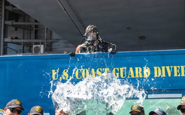 U.S. Coast Guard dive demonstrations highlight Sail 250 events at the Intrepid Museum