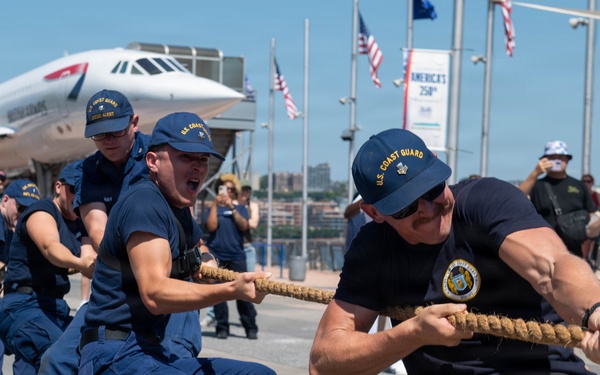 U.S. Coast Guard dive demonstrations highlight Sail 250 events at the Intrepid Museum