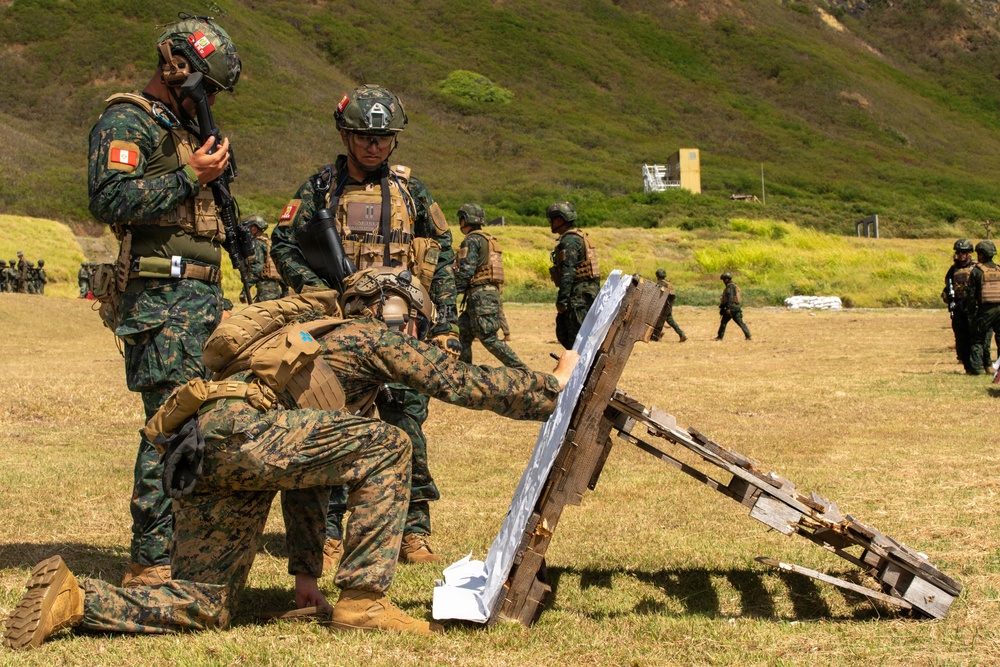 U.S. Marines, partner nations conduct live-fire range