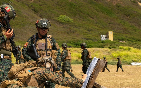 U.S. Marines, partner nations conduct live-fire range