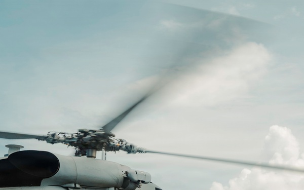 George Washington Commanding Officer Conducts Flight Operations