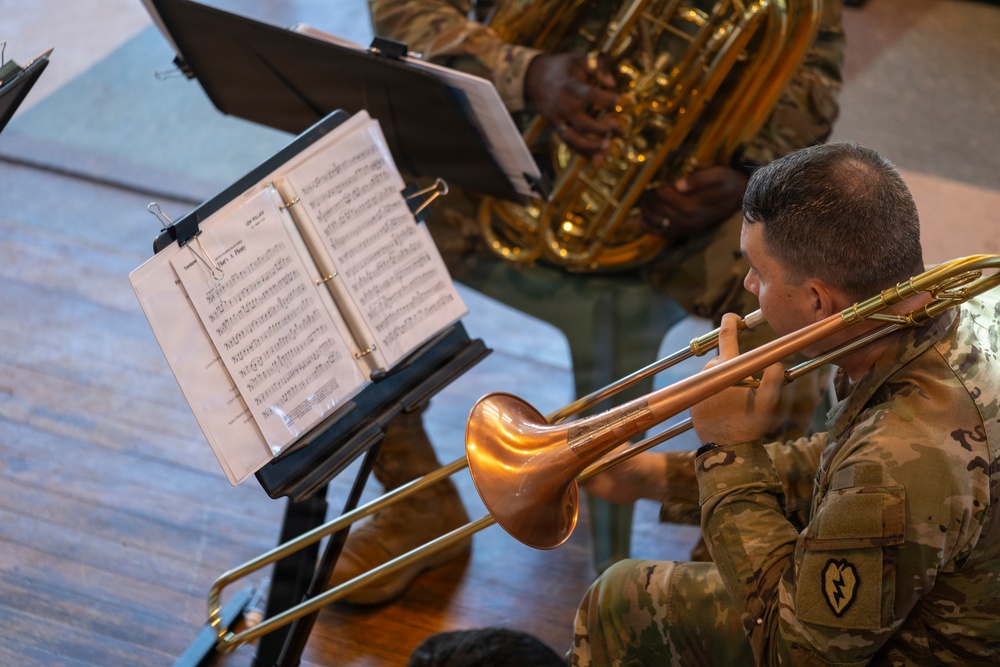 25th Infantry Division Band Visits Schools Across Suva During America 250 Celebration
