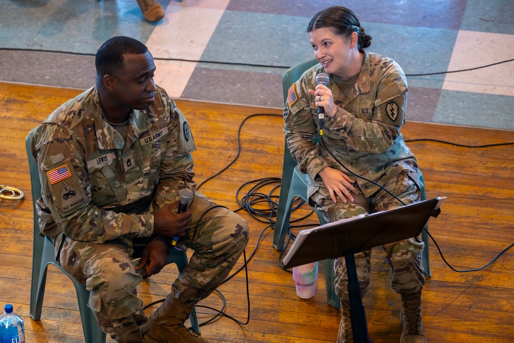 25th Infantry Division Band Visits Schools Across Suva During America 250 Celebration
