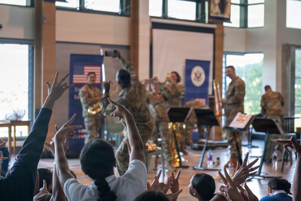25th Infantry Division Band Visits Schools Across Suva During America 250 Celebration