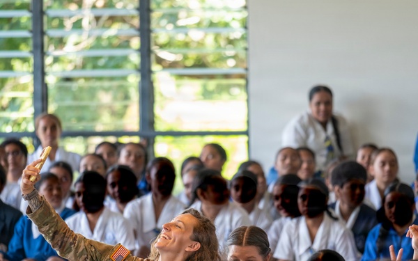 25th Infantry Division Band Visits Schools Across Suva During America 250 Celebration