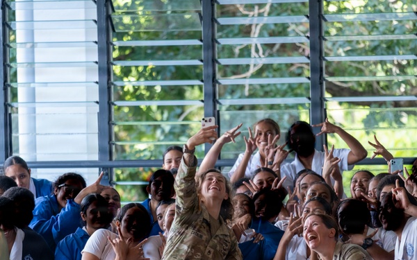 25th Infantry Division Band Visits Schools Across Suva During America 250 Celebration