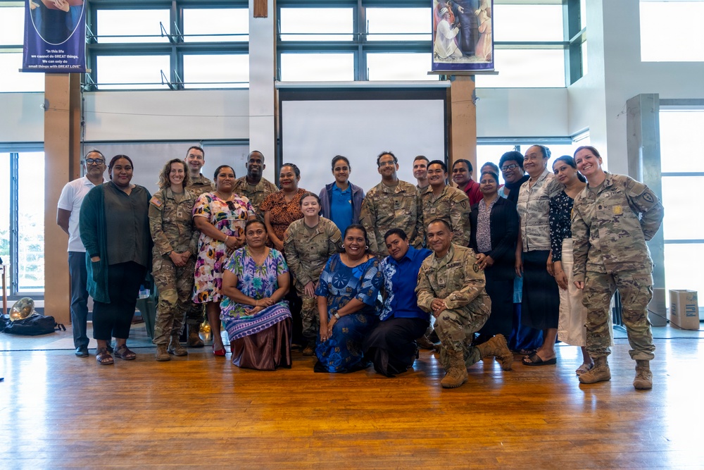 25th Infantry Division Band Visits Schools Across Suva During America 250 Celebration