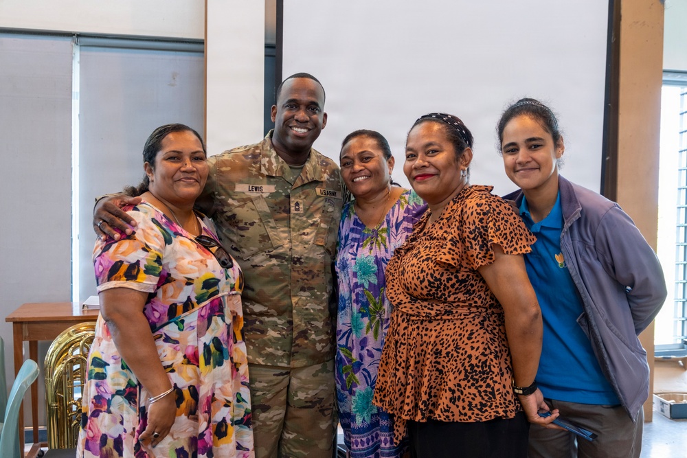 25th Infantry Division Band Visits Schools Across Suva During America 250 Celebration
