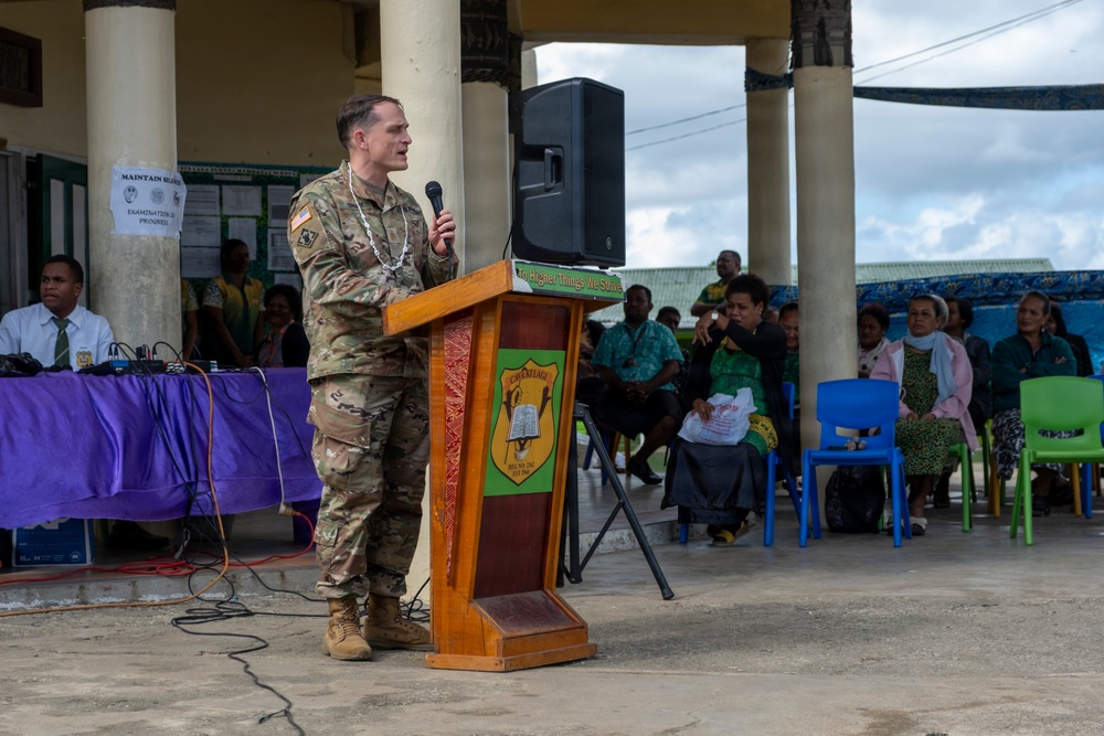 25th Infantry Division Band Visits Schools Across Suva During America 250 Celebration
