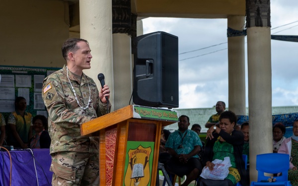 25th Infantry Division Band Visits Schools Across Suva During America 250 Celebration