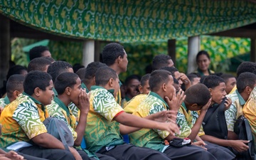 25th Infantry Division Band Visits Schools Across Suva During America 250 Celebration