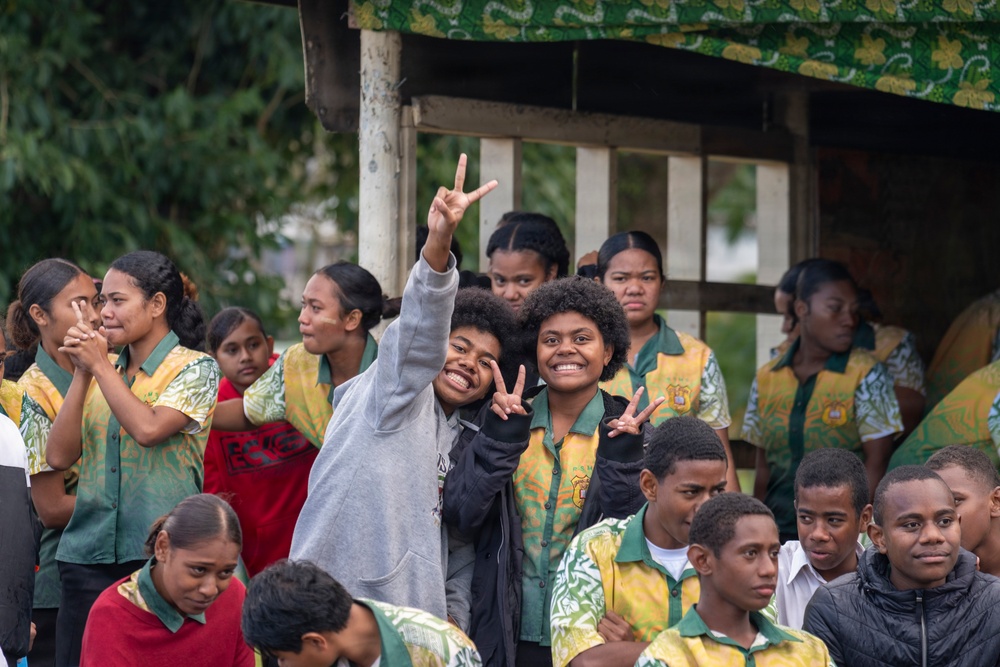 25th Infantry Division Band Visits Schools Across Suva During America 250 Celebration