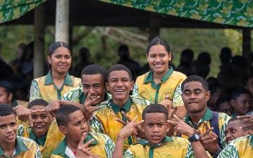 25th Infantry Division Band Visits Schools Across Suva During America 250 Celebration