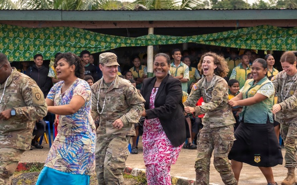 25th Infantry Division Band Visits Schools Across Suva During America 250 Celebration