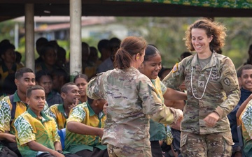 25th Infantry Division Band Visits Schools Across Suva During America 250 Celebration