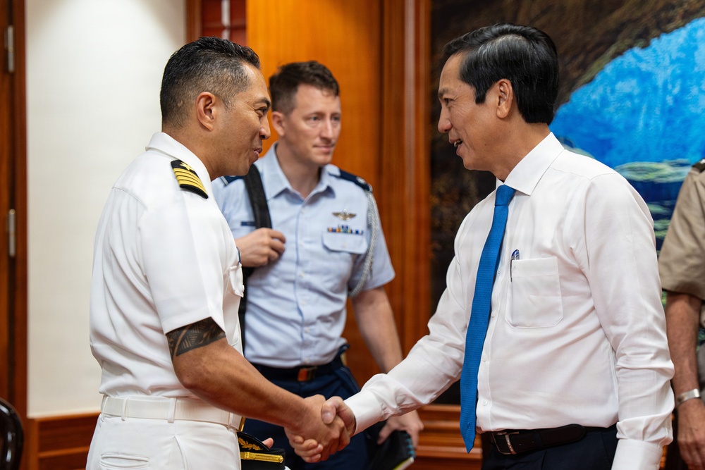 Pacific Partnership 2026 and Pacific Friendship 2026 Conduct Office Call with Vietnamese Armed Forces Officials in Quang Tri, Vietnam