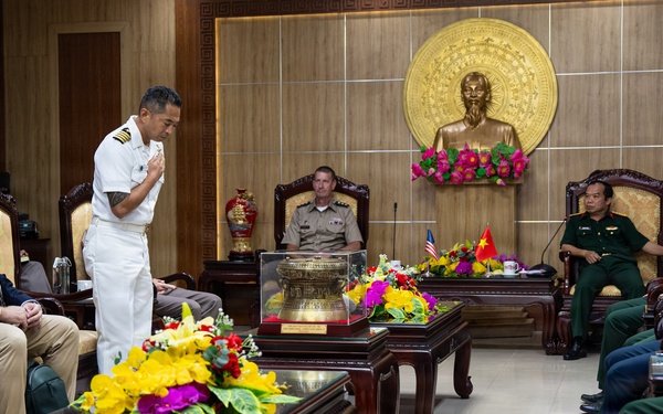 Pacific Partnership 2026 and Pacific Friendship 2026 Conduct Office Call with Vietnamese Armed Forces Officials in Quang Tri, Vietnam